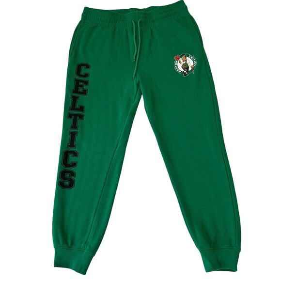 Ultra Game NBA Boston Celtics Soft Jogger Sweatpants Pants Size Large Green - Picture 1 of 8